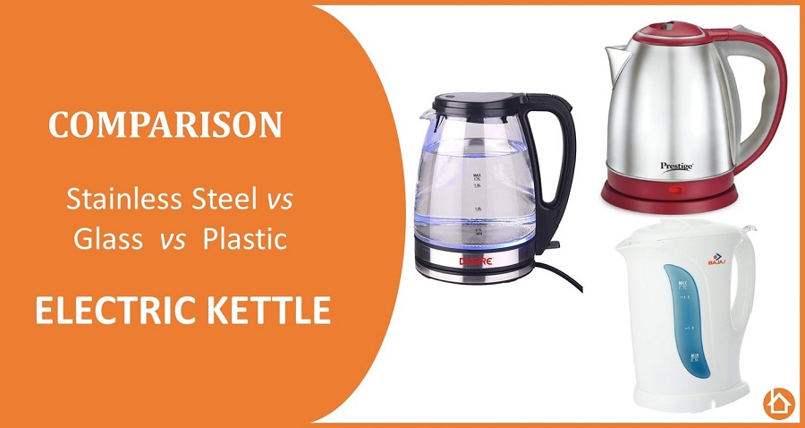glass vs steel kettle