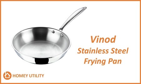 Vinod Stainless Steel Frying Pan