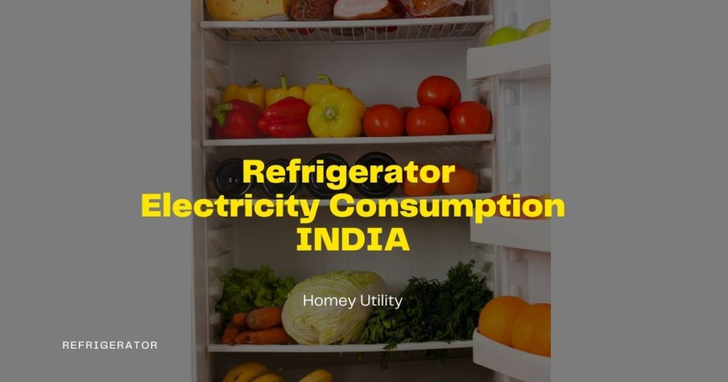 Electricity consumption of fridge